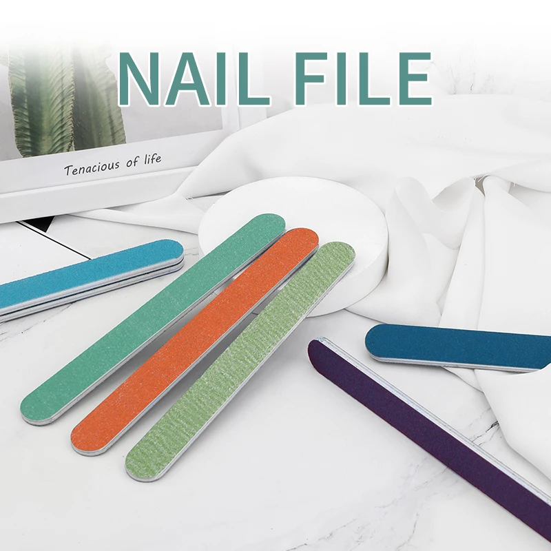 Waterproof nail polish strip Nail file tool Two-sided abrasive paper polishing strip nail polish file