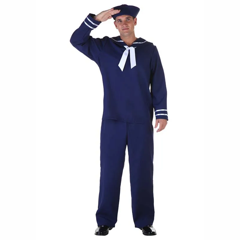 Fancy Dress Officer Marine Seaman Costume Sailor Costume