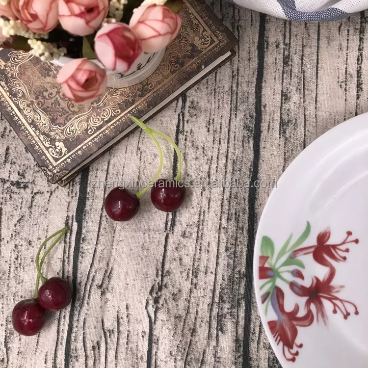 Оптовая продажа набор керамических тарелок для супа белого цвета 18 шт.