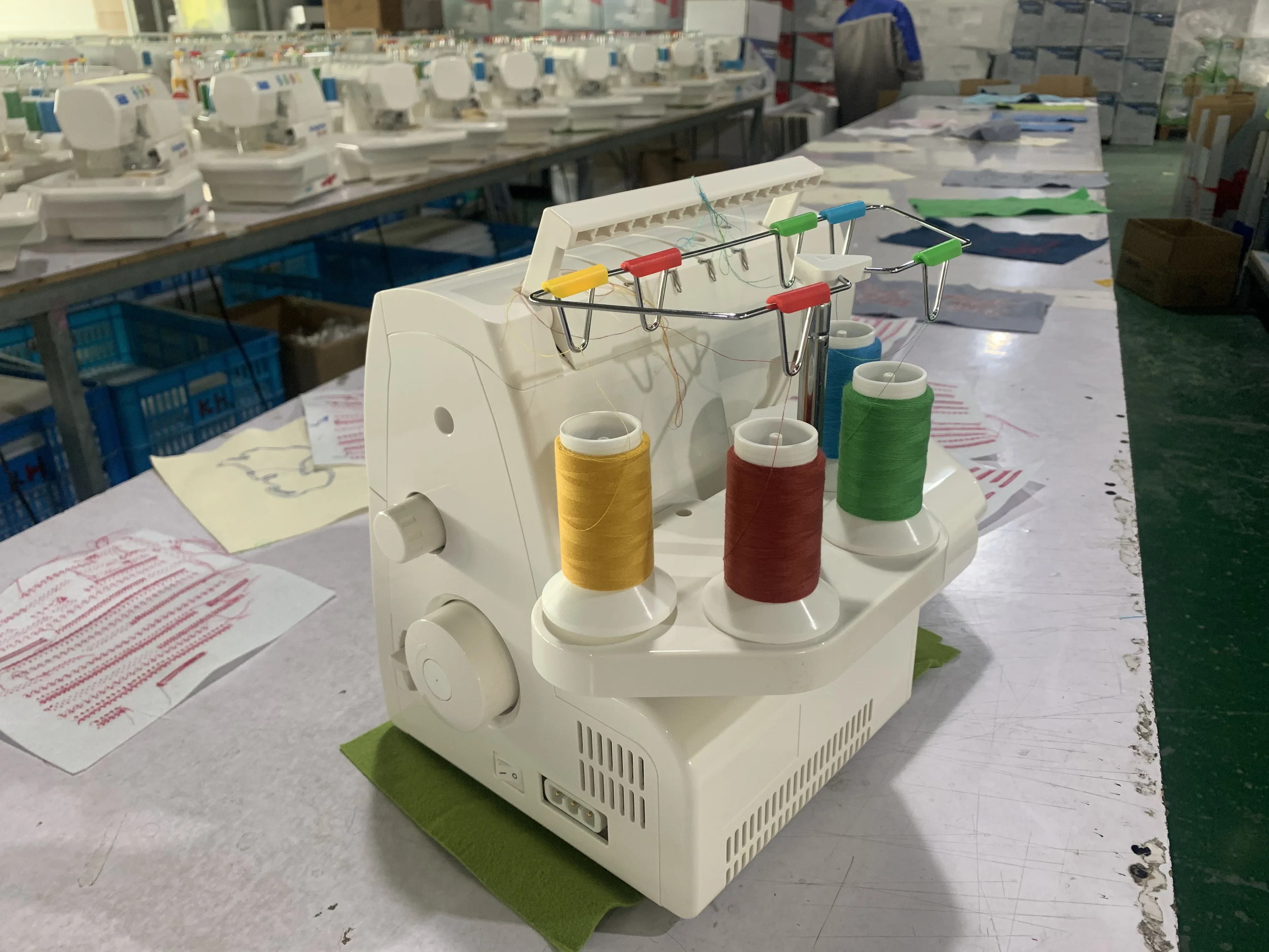 BT-703 electric portable hand held mini hand overlock sewing machine home