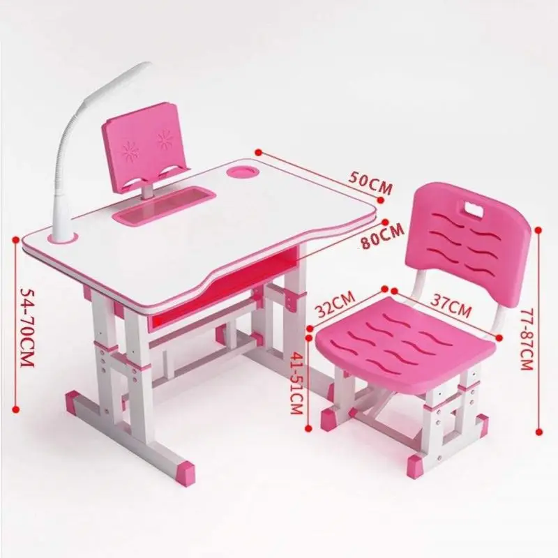 desk student school light ergonomic kids wood multifunctional adjustable study table for children