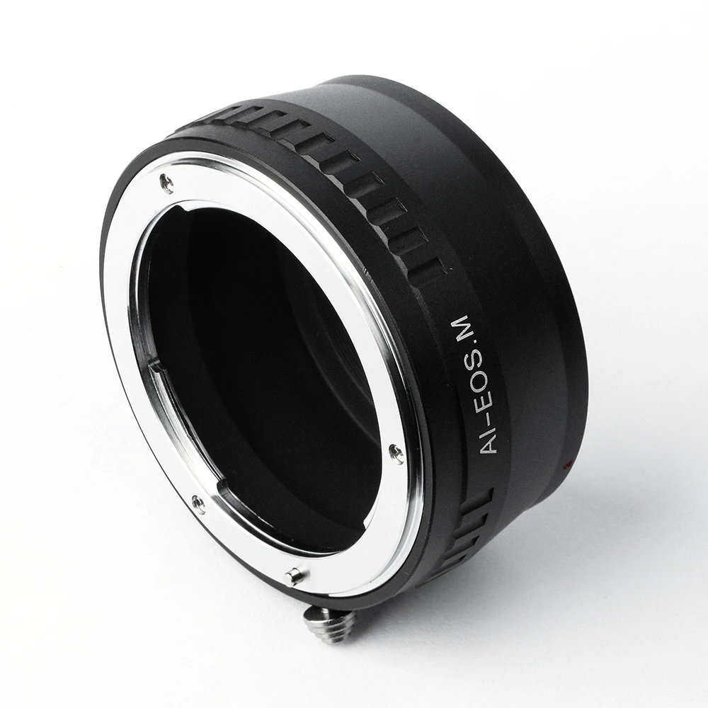 Aluminum Lens Mount Adapter Ring AI-EOSM For Nikon AI Lenses For Canon EOS M Mirrorless Camera