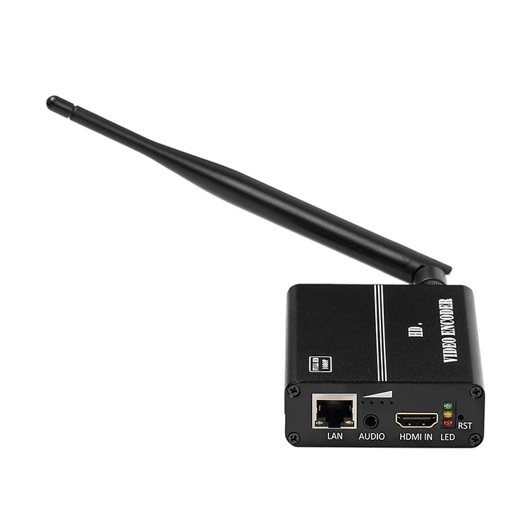 Haiwei  hdmi AV 1080p hd h264 live streaming iptv encoder support wifi with battery