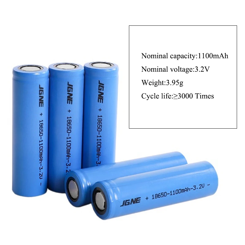 Lifepo4 IFR18650 Lithium Ion Phosphate Battery 3.2V 1100mah 1500mah 1600mah 1800mah Bateria De Litio 18650