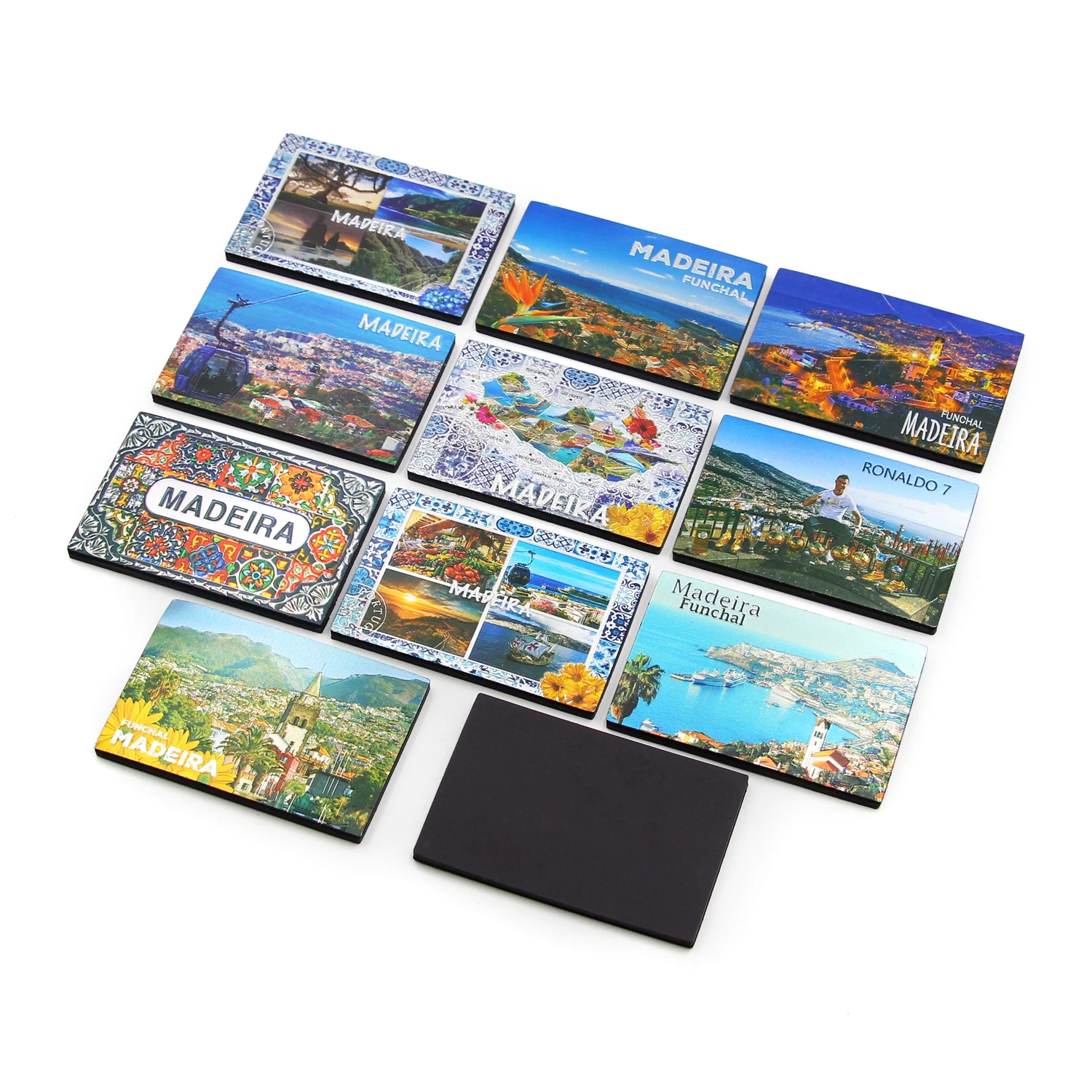 High Quality Tunisia Thailand Bangkok City Tourist Souvenir MDF Wood Fridge Magnets Custom Wooden Fridge Magnets