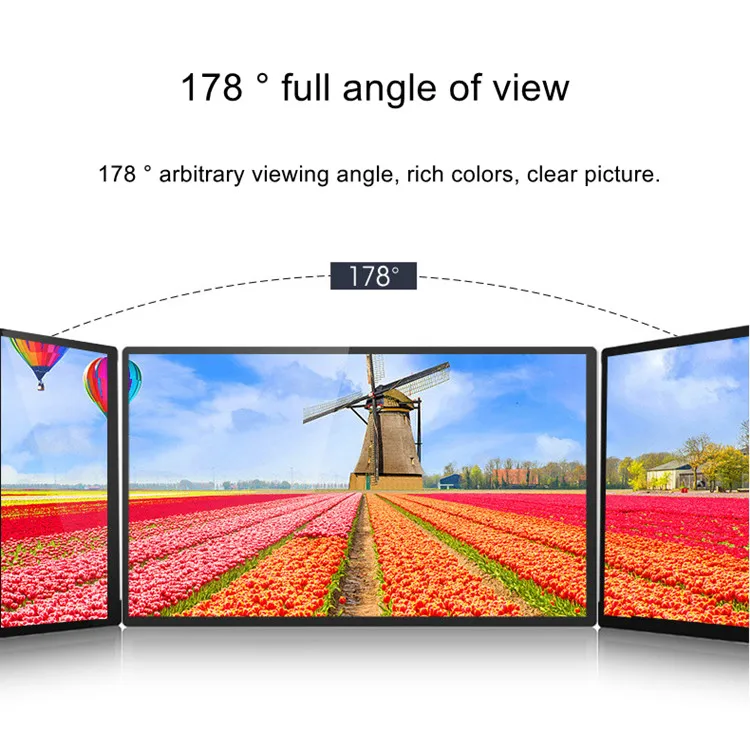 Internet advertising 27 32 43 49 inch lcd advertising display monitor vertical advertising machine