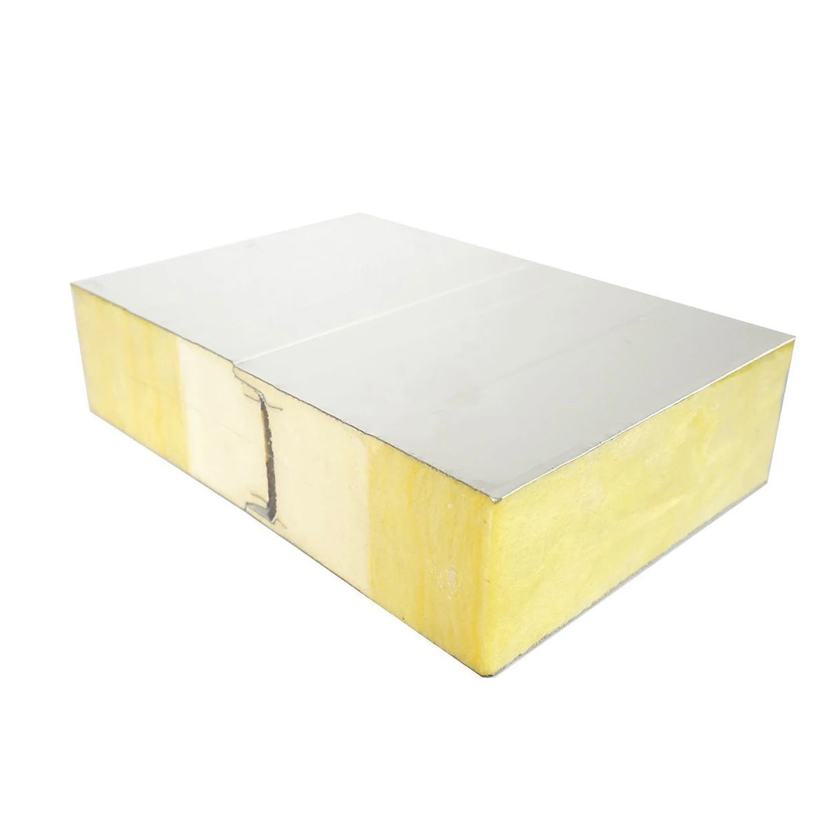 50mm Fireproof Insulation Sandwich Panel Rock Wool Board