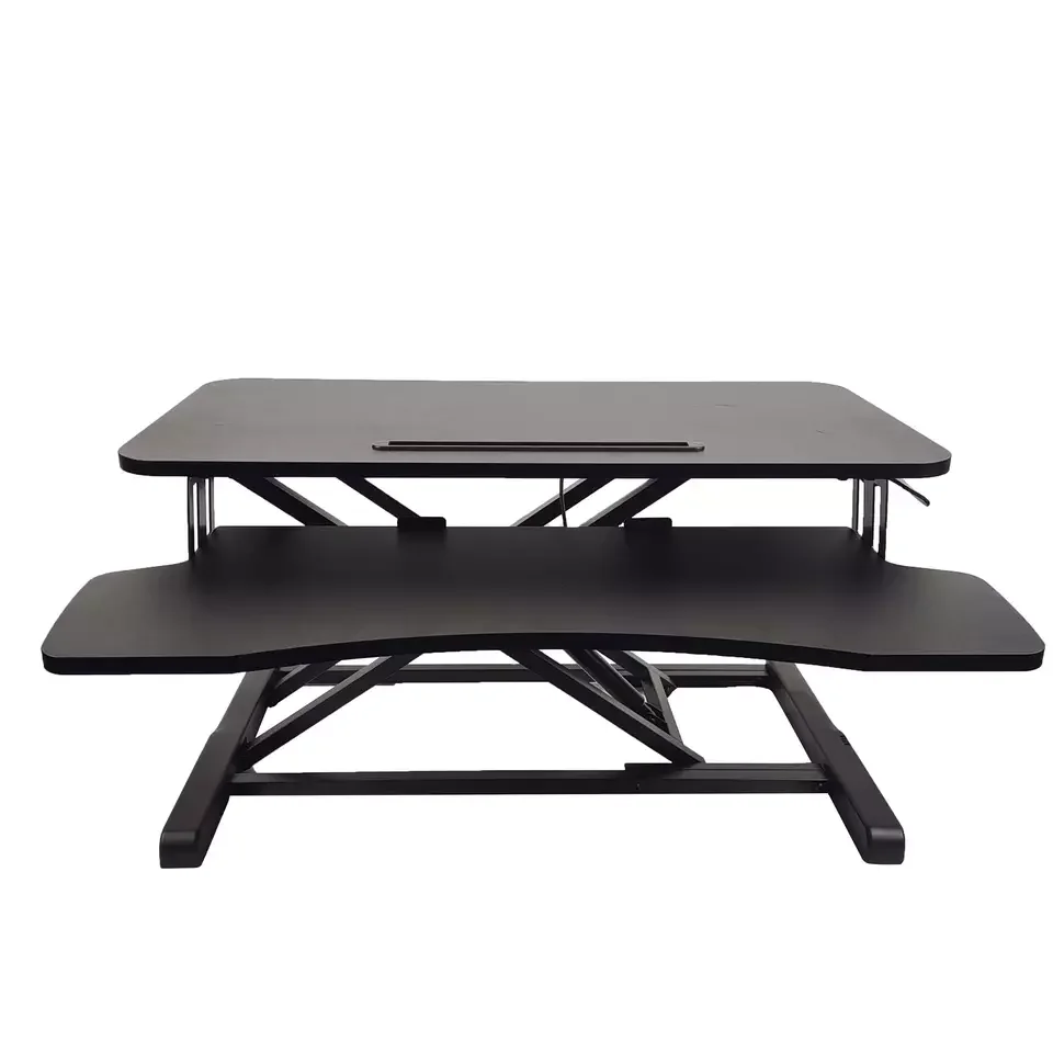 PM-XY01 Ergonomic design Height Adjustable gas spring sit stand desk