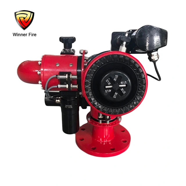 Electric Remote Control Fire Fighting Fire Water Monitor