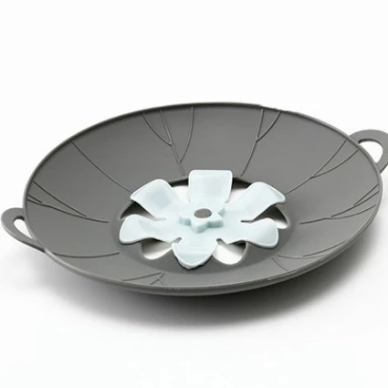 2023 silicone slag plug pot cover food flower pot manhole cover anti spill silicon pot lid