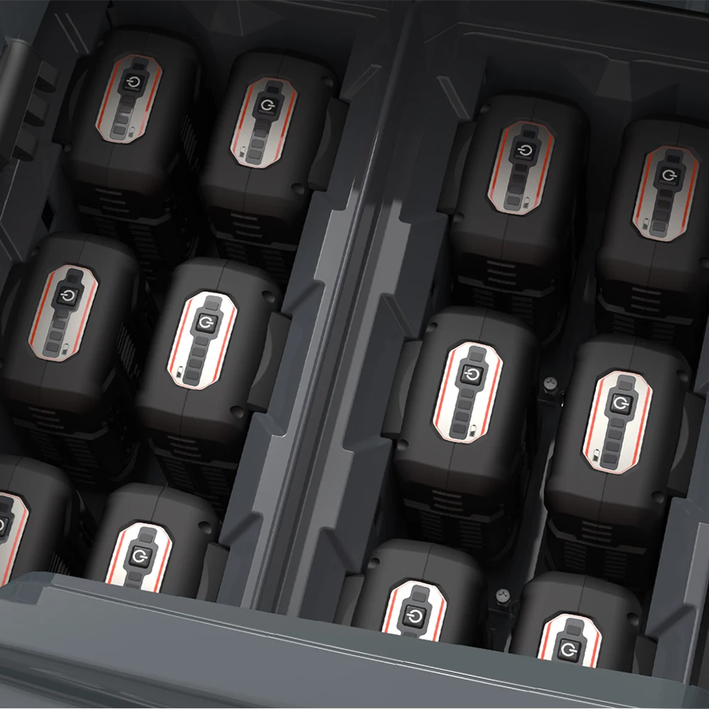 LEO LRM38Li garden lawnmower electric battery riding lawn mower tractor for football fields