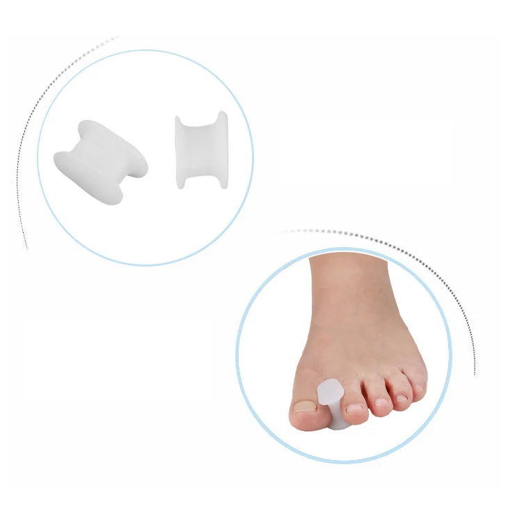 factory price foot orthotics overlapping toes high quality silicone gel toe separator bunion corrector big toe