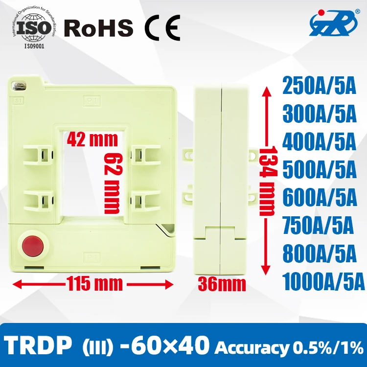 Residual Cast Resin Nanocrystalline Split Core Zero-phase AC Current Transducer Mutual DC Current Transformer
