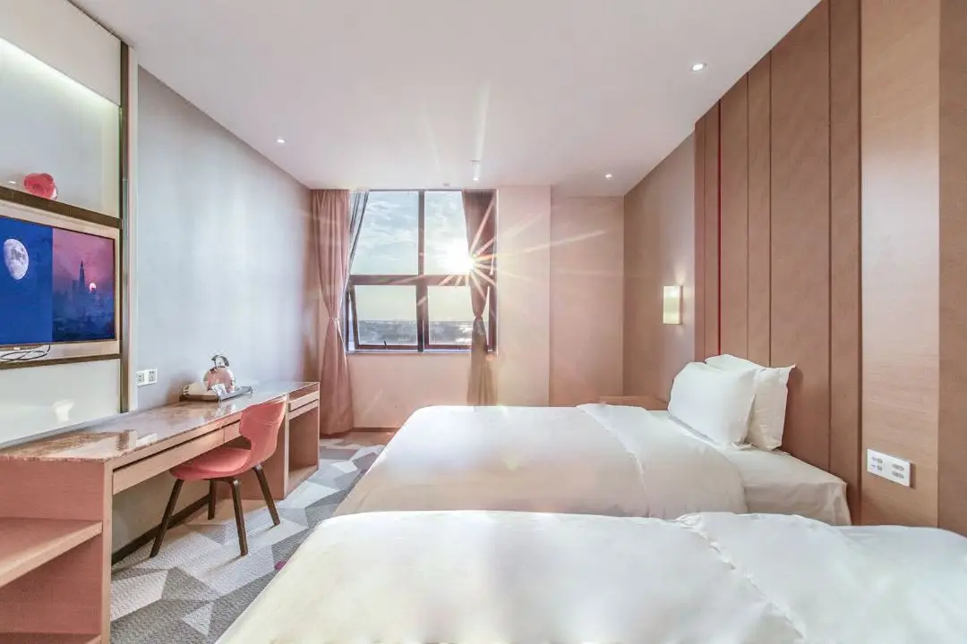 Ready Made 5 Star Chinese Deluxe Twin Room All Set Specification Bedroom Furniture For Ramada Hotel