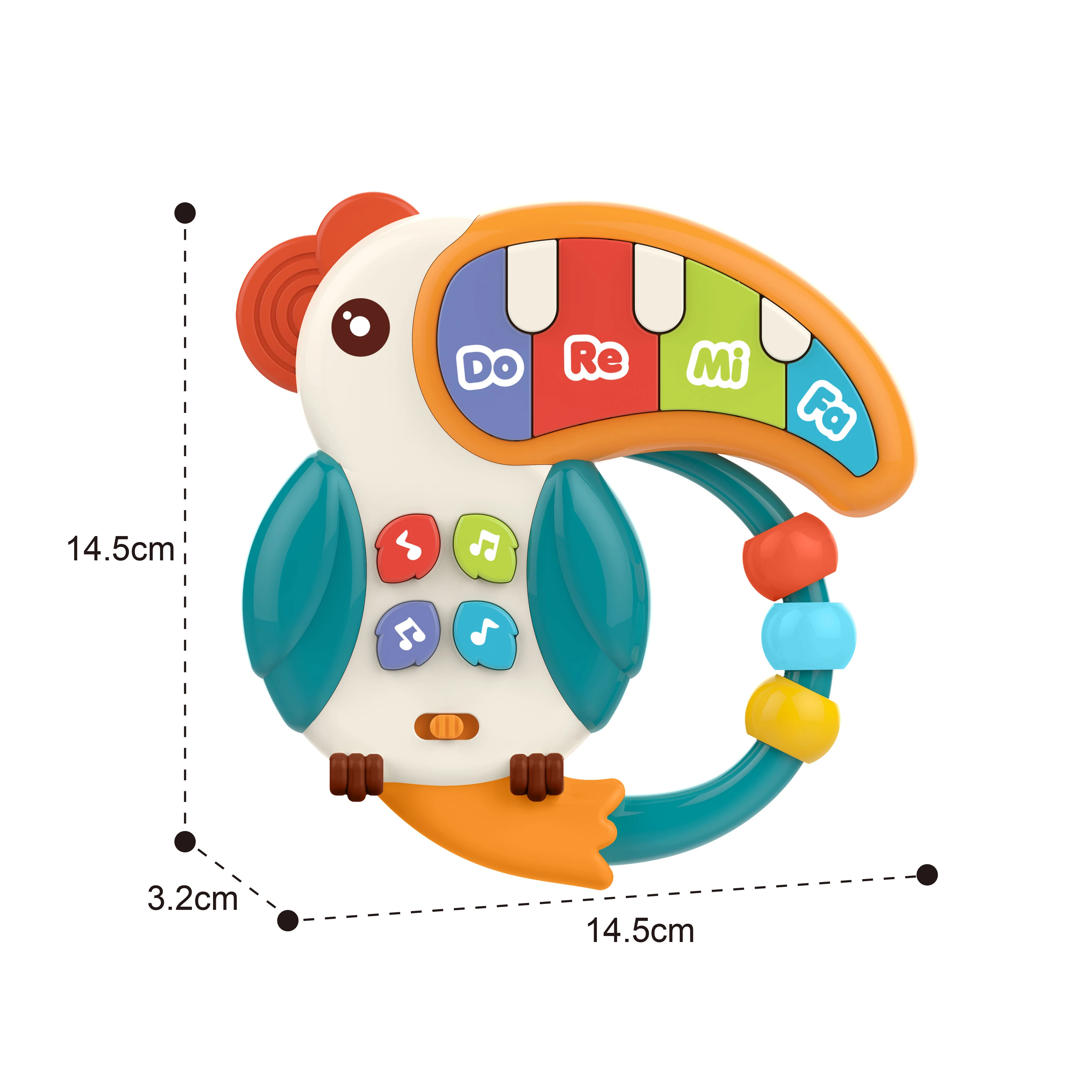 cartoon parrot animals musical instruments mini organ piano with light kids toy keyboard