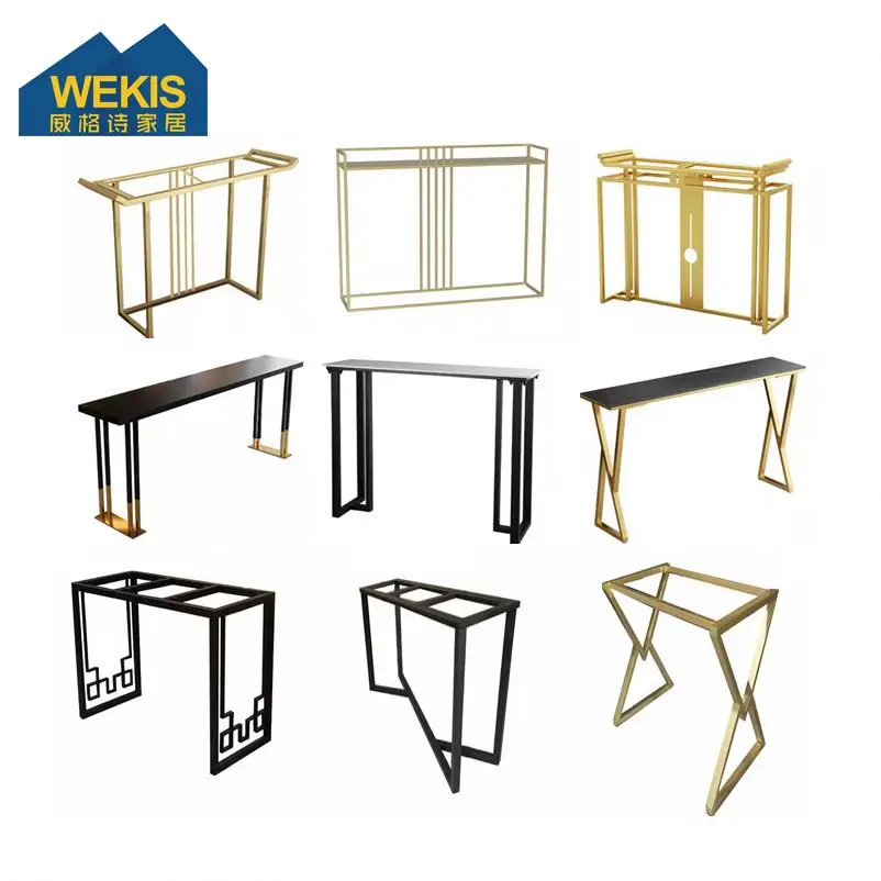 WEKIS Custom Ironwork Table Legs Factory Price High Quality Furniture Legs Steel Durable Table Feet Conference Table Base