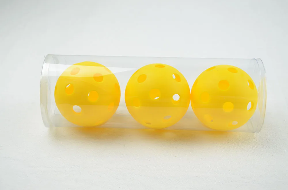 Multicolor 26 holes & 40 holes different parts of good USAPA pickleball balls  indoor outdoor Pickleball