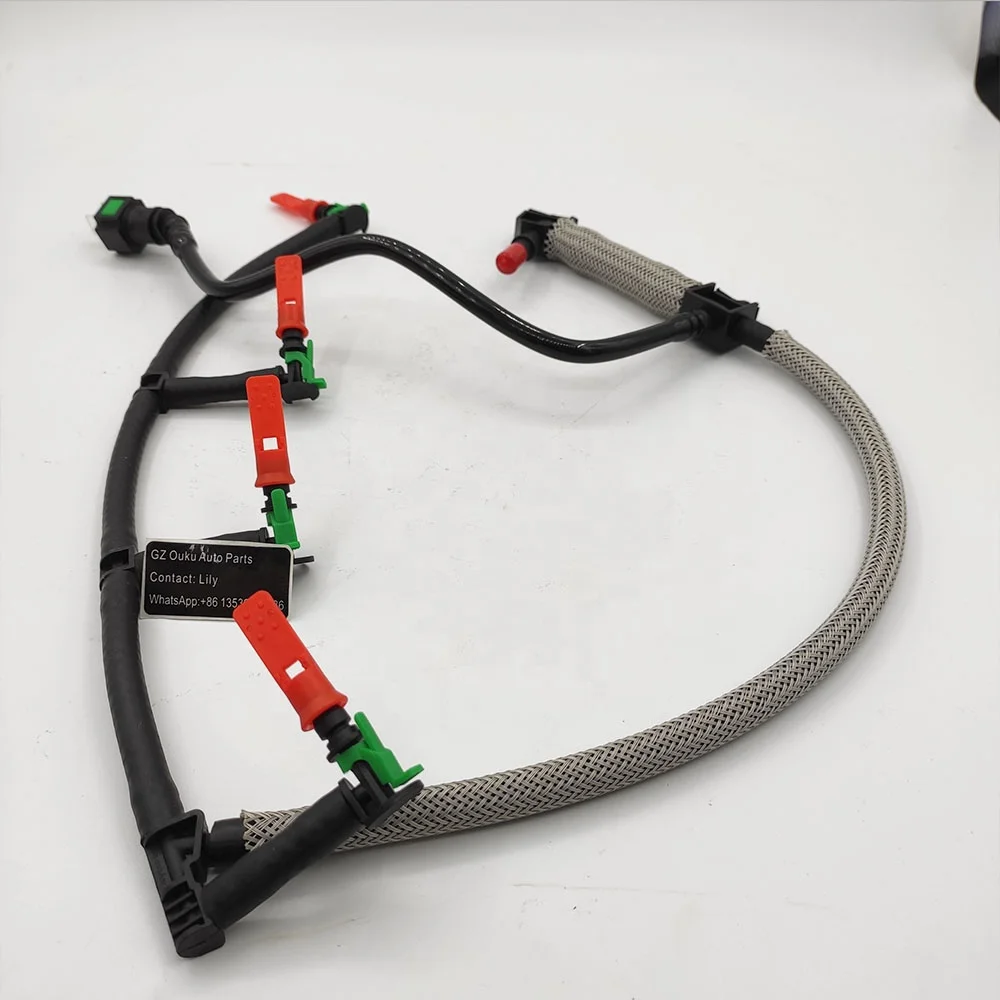 GZOUKU Diesel Leak Off Fuel Pipe Hose Clips Fit For For d Transit MK7 MK8 2.2 1761932/ BK3Q9K022AG Fuel Injector Pipe