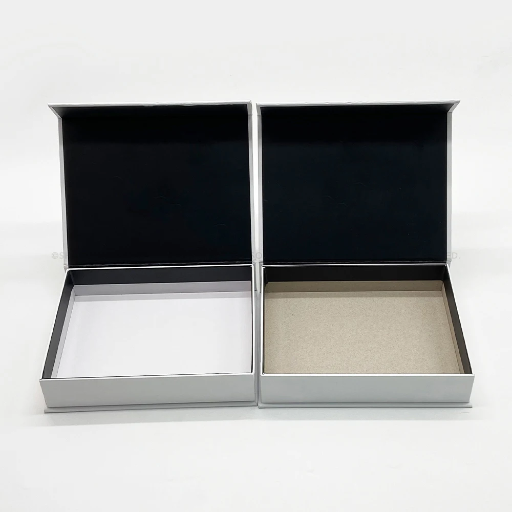 Berserk White Customization Wholesale Gold Foil Logo Design Gift Packaging Magnetic Closure Book Shape Box For Perfume