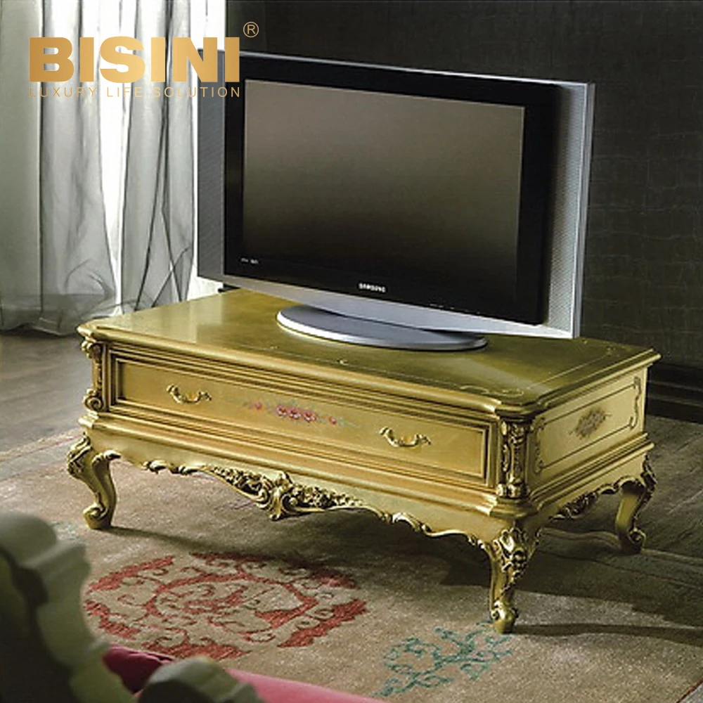 Classical single-door glass luxury Luxury villa wine display cabinet French wood carving gold foil family furniture cabinet