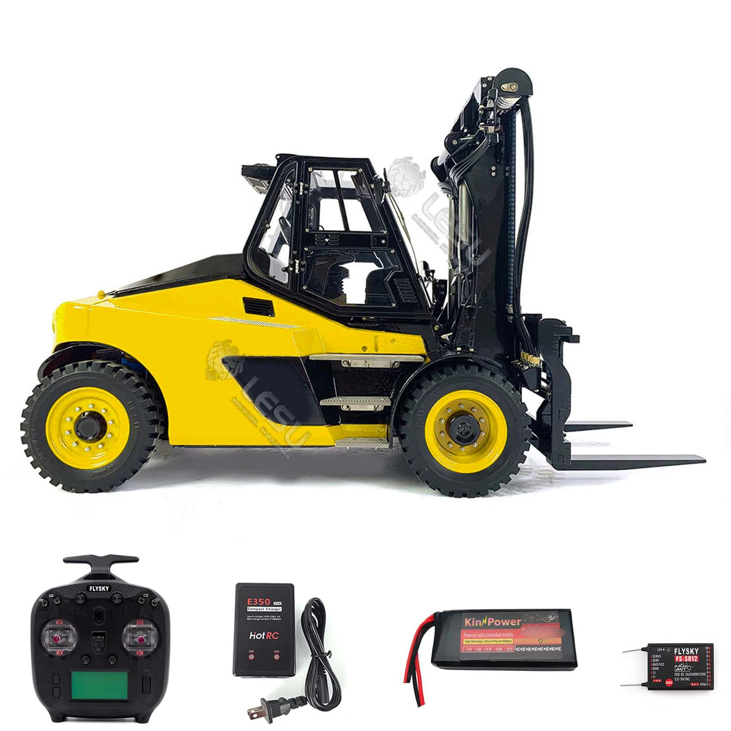 LESU 1/14 Aoue-Ld160S RC Hydraulic Forklift Ready To Run for Car Model Painted RTR Toys Adult Boys Gift Thzh1468-ali6