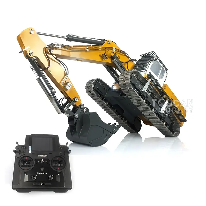 Гидравлический экскаватор KABOLITE K970 1/14 2 4G RC полностью металлический с дистанционным управлением строительные транспортные средства механическая