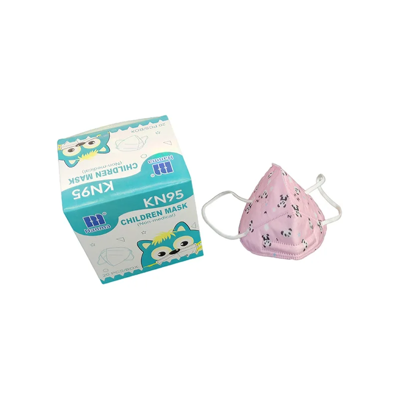 Hanmalaser KN95 Family Protective Face Mask On CE List 5 Ply Non-Medical Kids Mask for Boys Girls