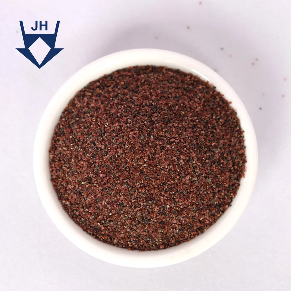 ISO 9001 Certification Sand Blasting Garnet Abrasive Powder 20/40