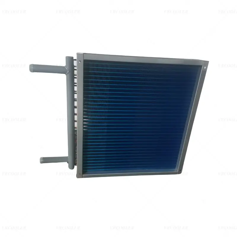 China Top Quality Epoxy Coating Flat Tube Fin Ammonia Cooling Coil Cooler Stainless Steel Fin Tube Water Condenser