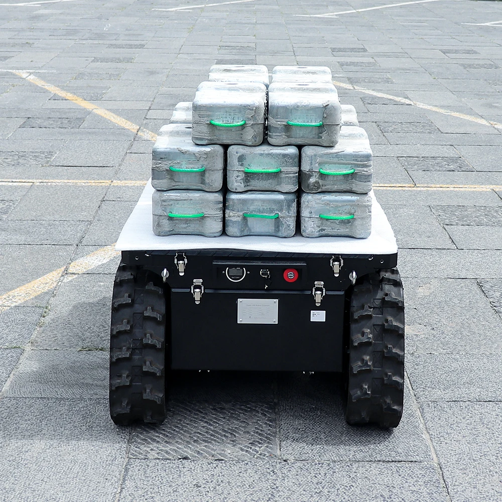 strong outdoor off-road ability treppenraupe  ugv robot transport vehicle agriculture snow robot  Tins-12E
