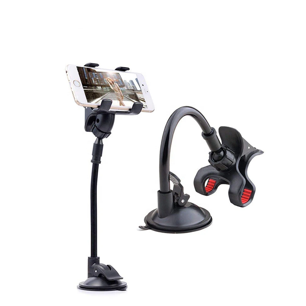 360 degree rotating gooseneck suction cup car windshield mount cell phone holder air vent phone holder