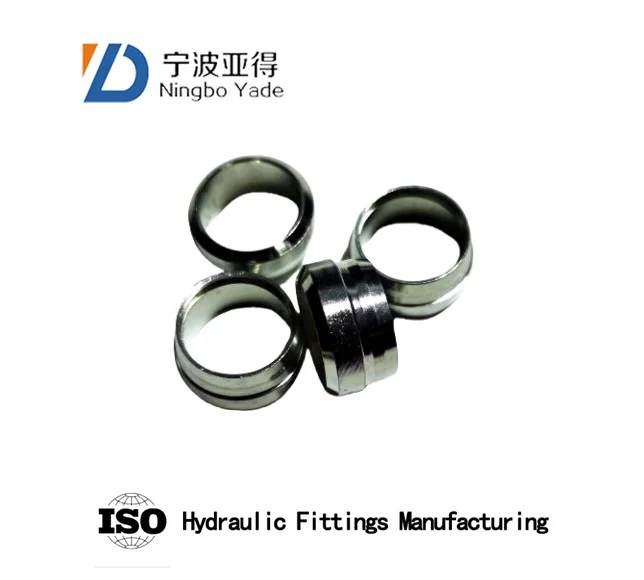 DIN fitting components for high pressure hydraulic tube fittings Progressive Ring for L series