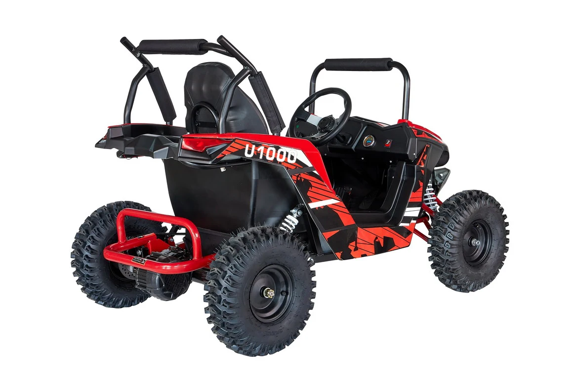 1000W 48v 12ah 20ah electric single seat mini off road electric kids go kart dune buggy