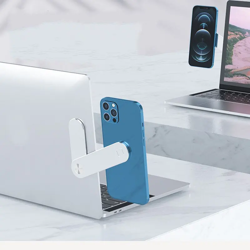 Magnetic Holder Multifunctional Extension Bracket Metal Magnet Phone Holder Laptop PC Stand Phone Accessories Support Telephone