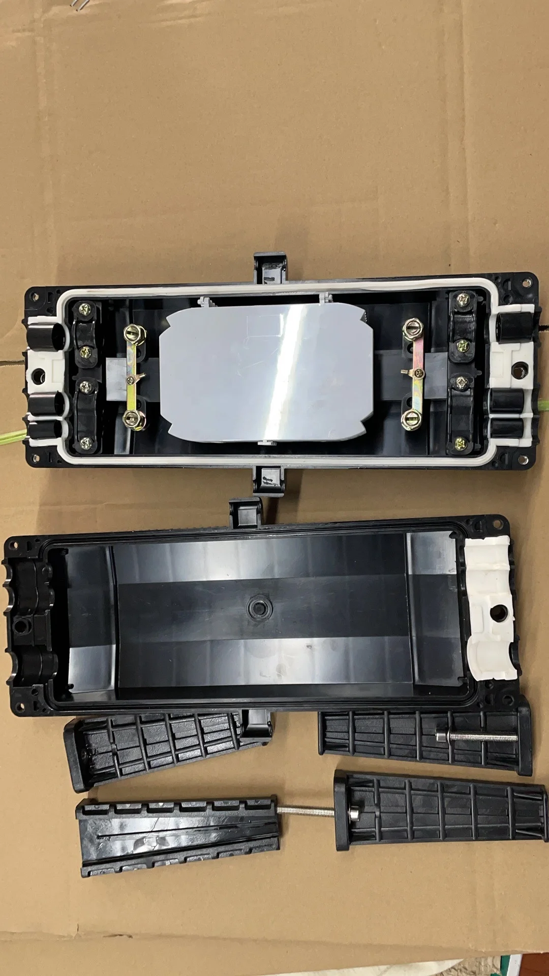 [ Cixi Guangjia ] Manufacturer Fiber Optical Fiber enclosure 12 24 48 cores Horizontal type Optical Cable Joint closure Arieal