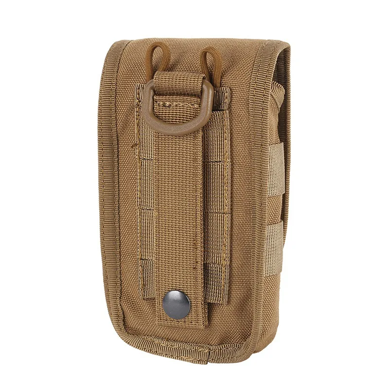 Tactical Cell Phone Holster Pouch Smartphone Pouches Cellphone Case Molle Gadget Bag Belt Holder Waist Bag