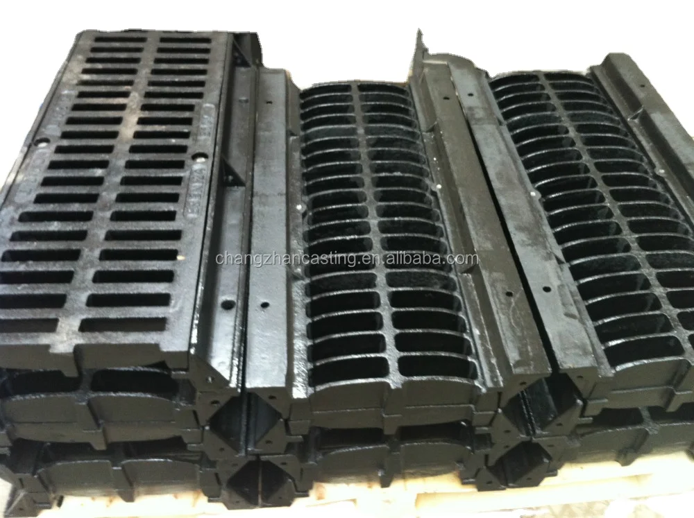 EN124 E600 Heavy Duty Ductile Iron Gully Grates with frame