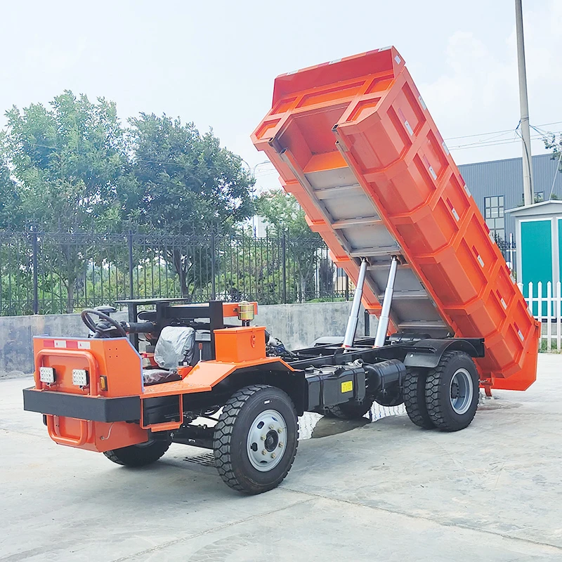 Mine Mini Dumper Easy Operation Electric Four Wheels Hydraulic Mini Dumper Trucks 5 Ton For Sale