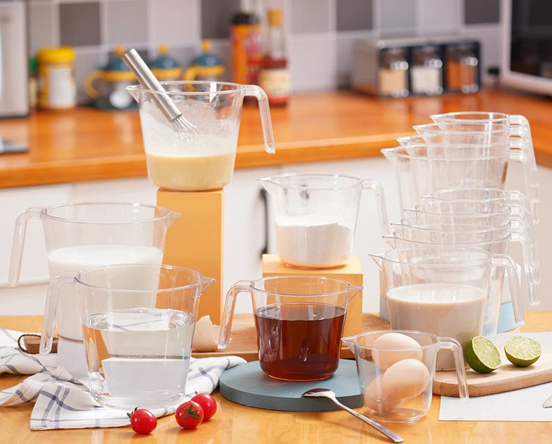 Kitchen Tool With Graduated Baking With A Large 1-1.4 L Cup Cup Measuring Plastic Measuring Cup