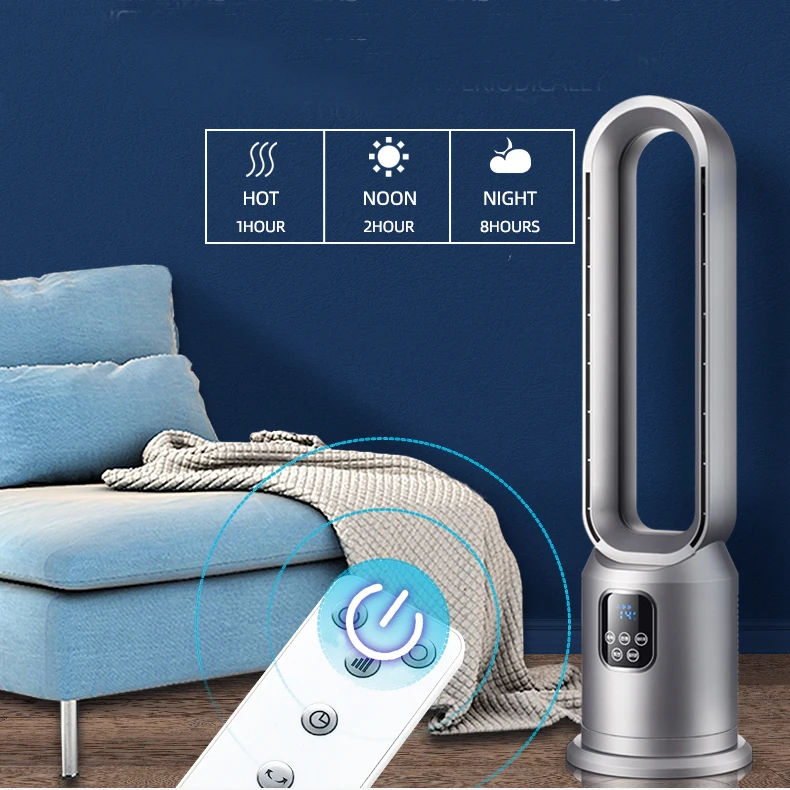 2023 new style  bladeless fan Air Circulator Fan for Home kitchen office quite and colding easy to clean space-saving