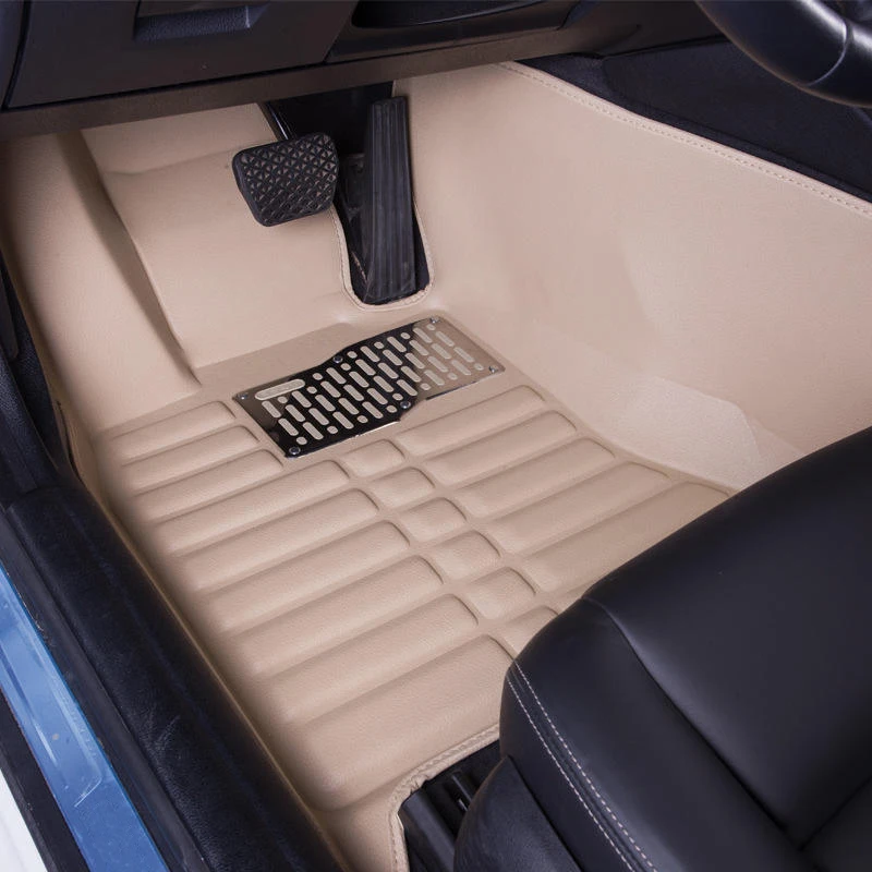 2023 New Design Interior Auto Accessories 5D Pvc Leather Luxury Car Carpet Mats For Toyota Hilux Revo Part