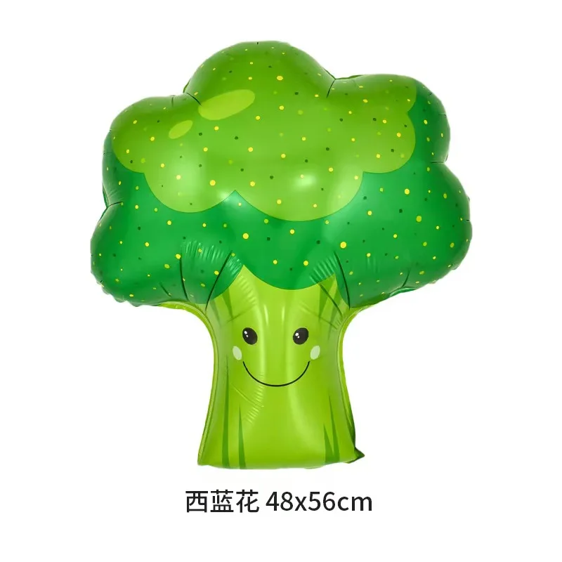 New Arrival Vegetable and Fruit Foil Balloon Grape Tomatoes Carrot Aluminium Inflatable Balloon For Party Birthday Decoration