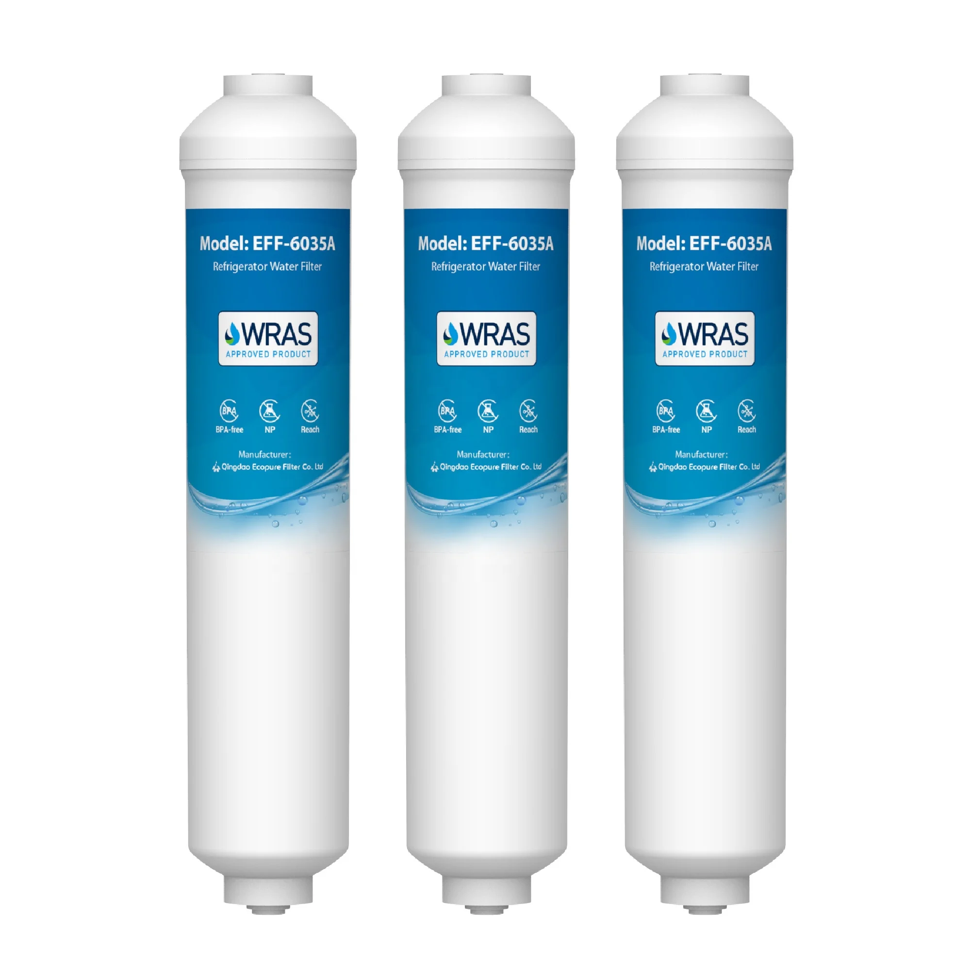 EFF-6035 быстрое соединение Встроенный фильтр для воды Универсальная совместимость холодильник встроенный