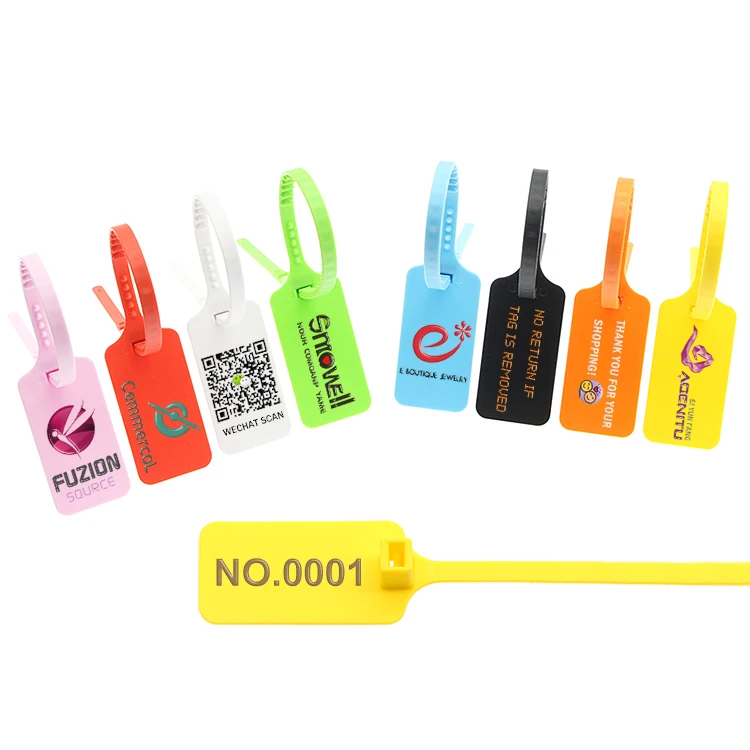 100 ярлык с логотипом на заказ, ярлыки с застежкой-молнией, пластиковые защитные этикетки для одежды, одежды, обуви, ярлыки с логотипом бренда, ярлыки, уплотнения 300 мм/11,8 дюйма