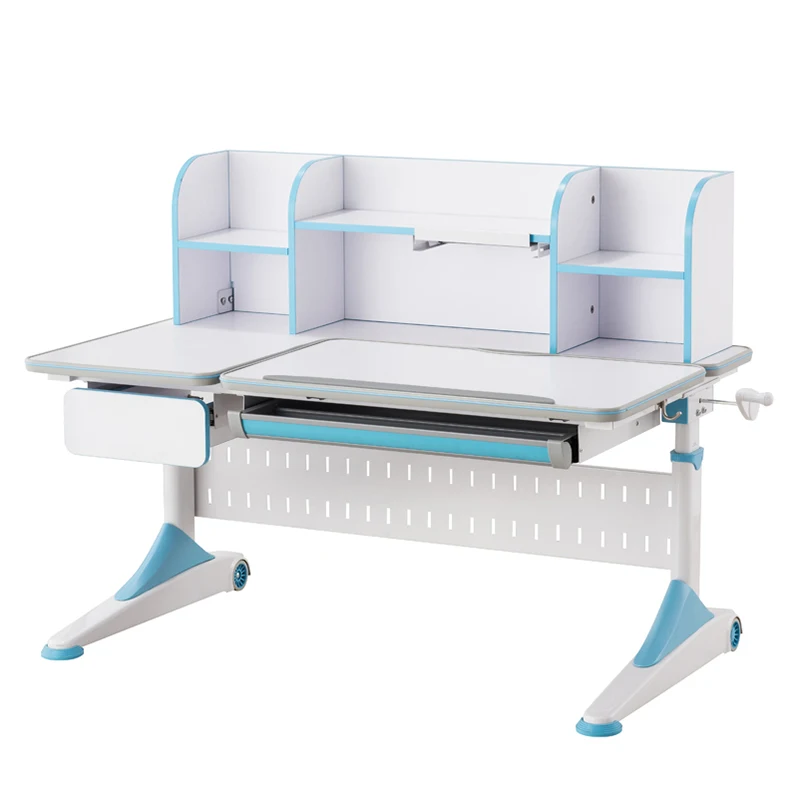 Reading Table 2 Options Materials Multi-functional Ergonomics Adjustable Study Table with Cabinet Children
