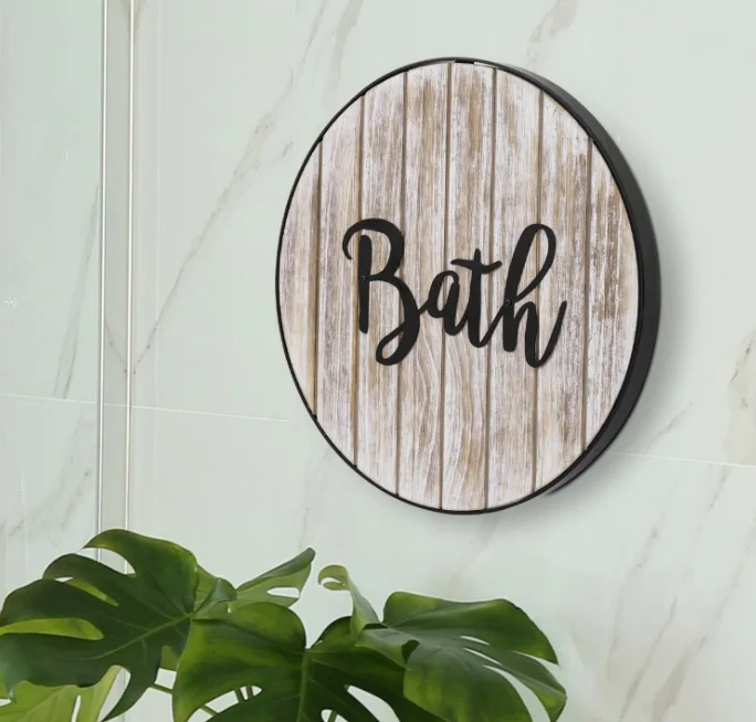 wood signs home decor Wooden crafts Wall Mounted welcome sign country style outdoor hanging signs Movable wall arts decor