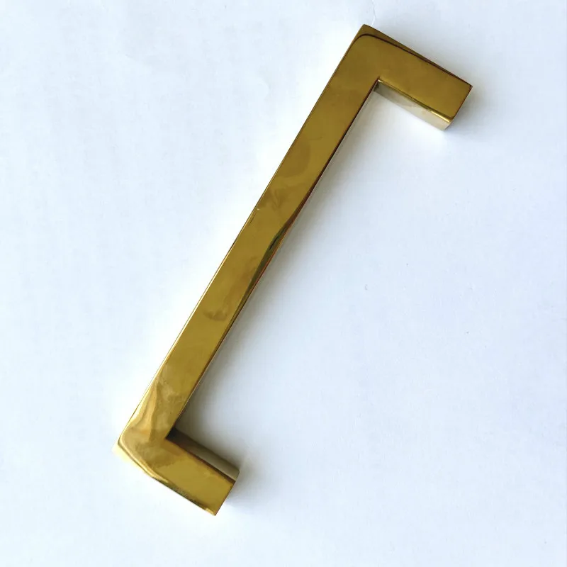 Mirror Golden Stainless Steel Interior Shower Kitchen Glass Door Handle