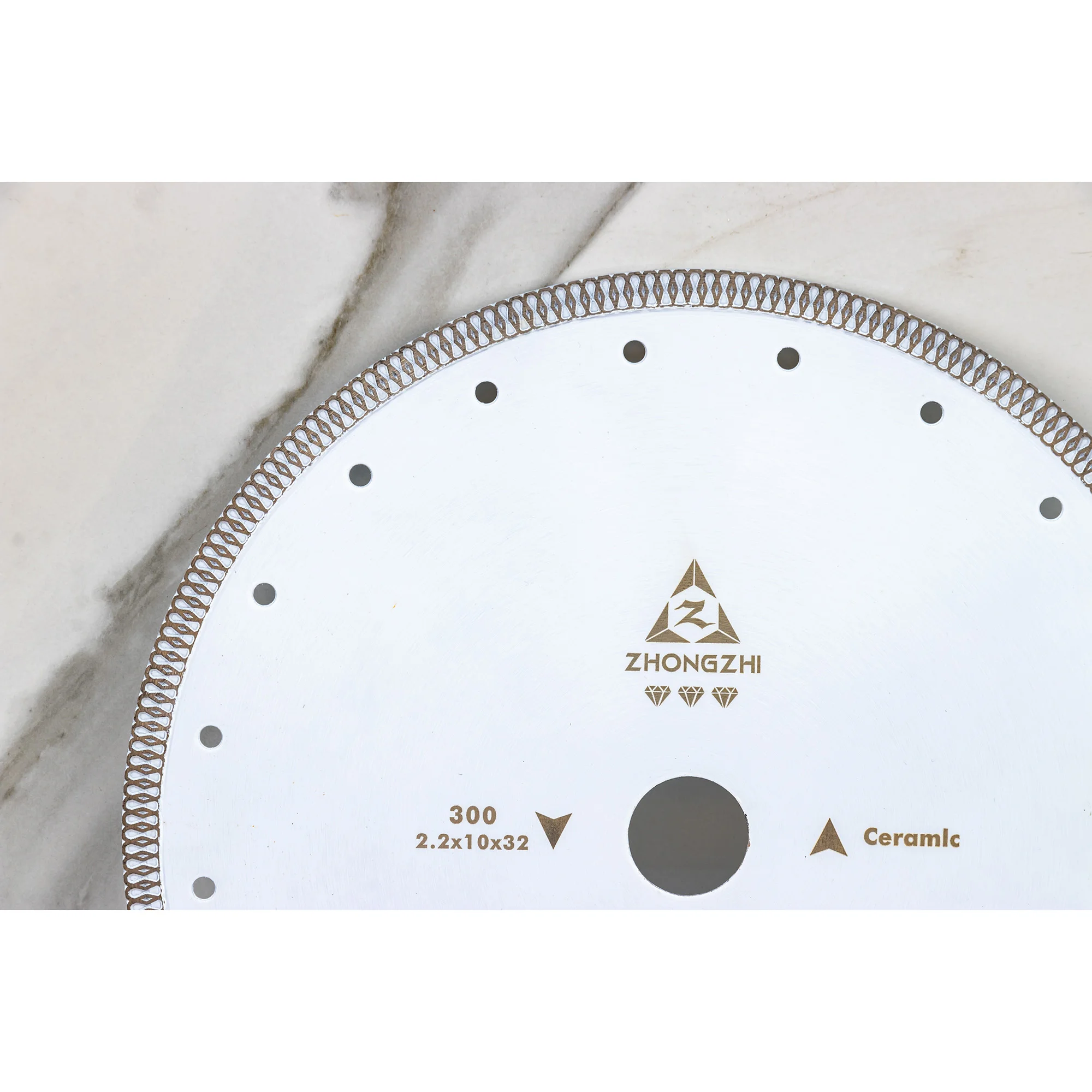 230mm Diamond Saw Hot Pressed Mesh Turbo Blade Cutting Disc Diamond Wheel for Porcelain Ceramic Tiles