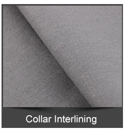 Cotton lining fabric shirt garment interlining for collar
