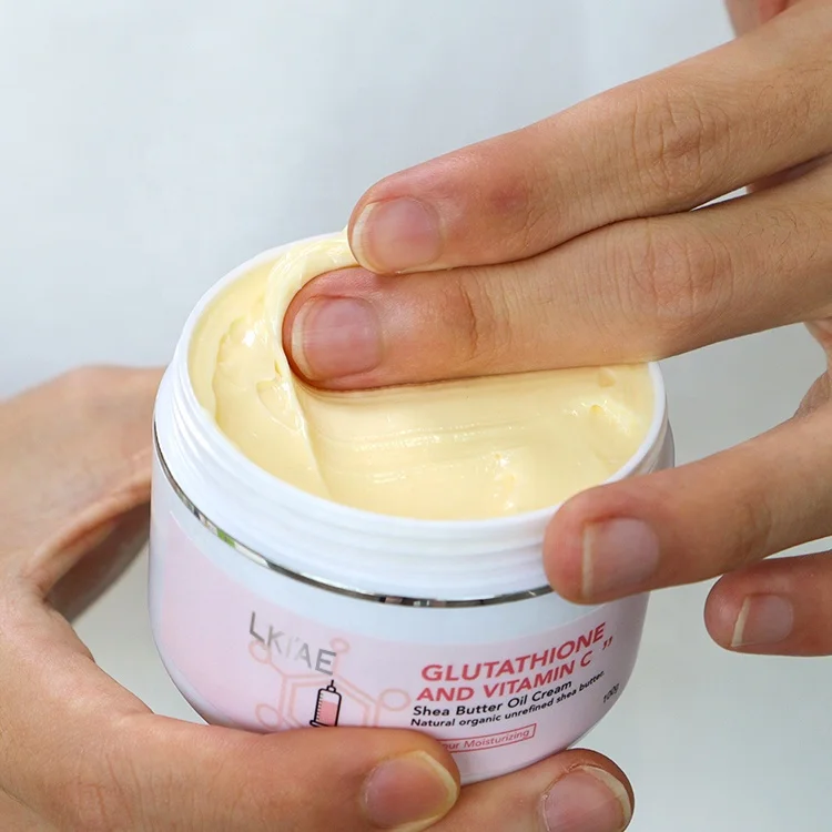 Private Label Skincare Product Natural Brightening Body Lotion Deep Lightening Shea Butter Cosmetic Cream For Daily Use